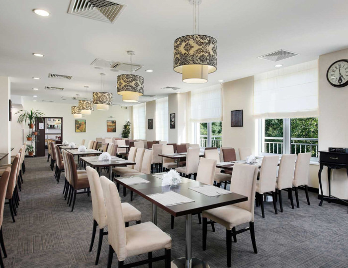 Главный обеденный зал «Панорама» - Санаторий «Плаза» Железноводск